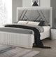 Furniture of America® Aldgate 4-Piece Light Gray Queen Bedroom Set-1