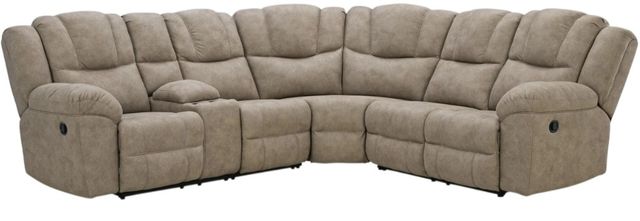 Signature Design by Ashley® Ravenswaye 3-Piece Birch Manual Reclining Sectional with Console-0