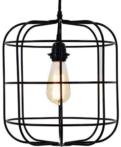 YHD Black Stainless 1-Light Pendant Lighting-2