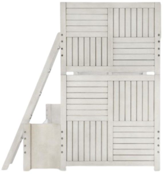 Legacy Classic Summer Camp Stone Path Gray Youth Twin/Full Bunk Bed -4