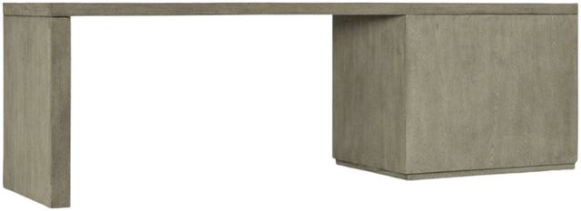 Hooker® Furniture Linville Falls Mink 96" Desk with Top Large File and 1-Leg-2