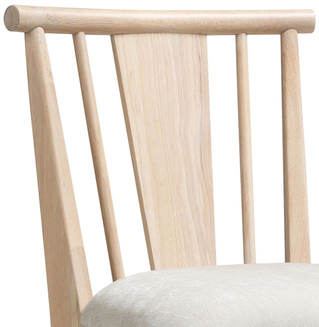 Intercon West End Ivory/Natural Spindle Splat Side Chair-1