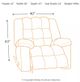 Signature Design by Ashley® Ludden Cocoa Rocker Recliner-3