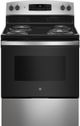 GE® ENERGY STAR® 30" Stainless Steel Freestanding Electric Range-0