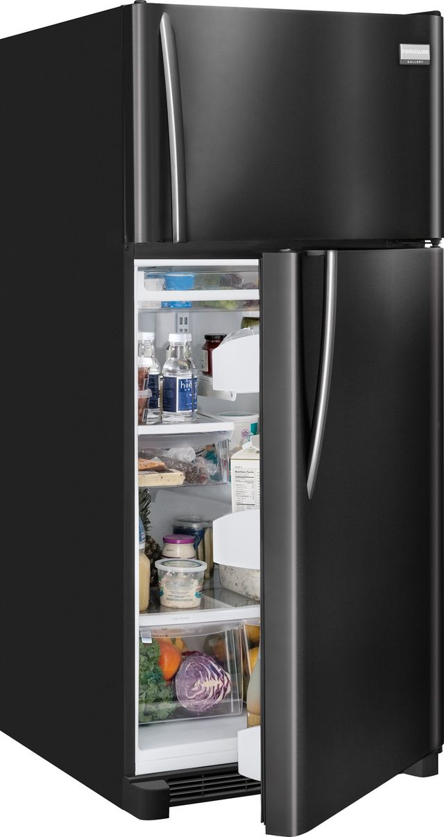 Frigidaire Gallery® 20.5 Cu. Ft. Top Freezer Refrigerator-Ebony Black-2