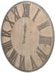 A & B Home Adelaide Brown Oversized Wall Clock-1