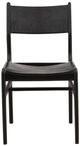 Dovetail Furniture Leander 2-Piece Black Dining Chair Set-1