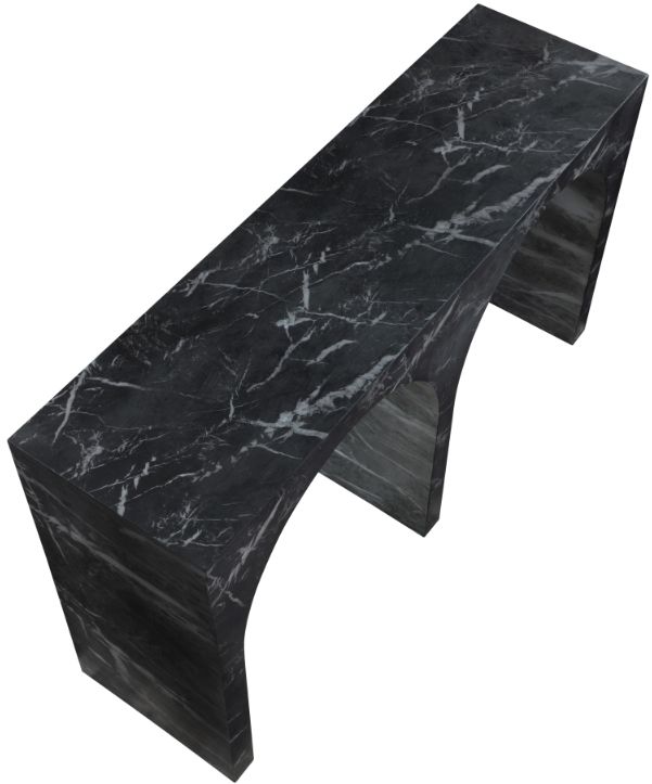 Meridian Furniture Faenza Black Console Table-3