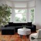 TOV Furniture Olafur 2-Piece Black Left-Arm Facing Sectional and Chaise-2