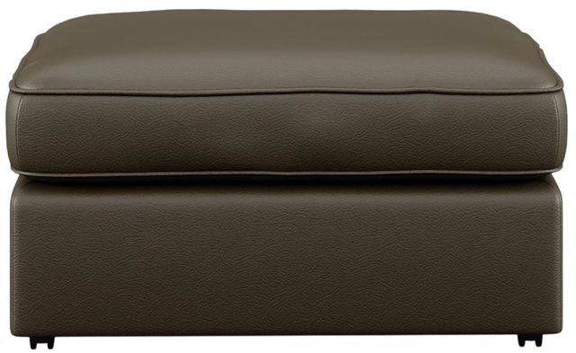 Flexsteel® Vail Dark Brown Ottoman-1