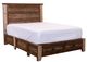 International Furniture Antique Youth Full Storage Bed-0