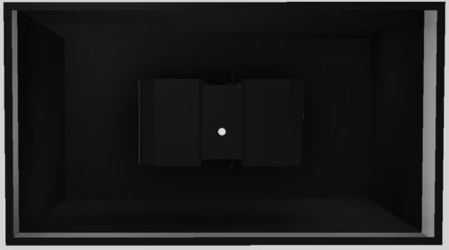 Vent-A-Hood® Designer Series 54" Black Island Range Hood-1