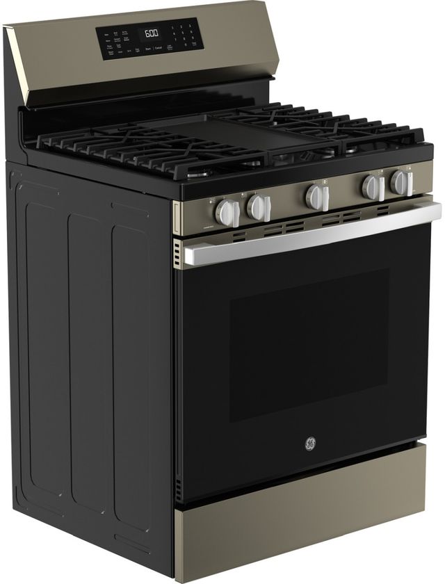 GE® 30'' Fingerprint Resistant Slate Freestanding Gas Range-4