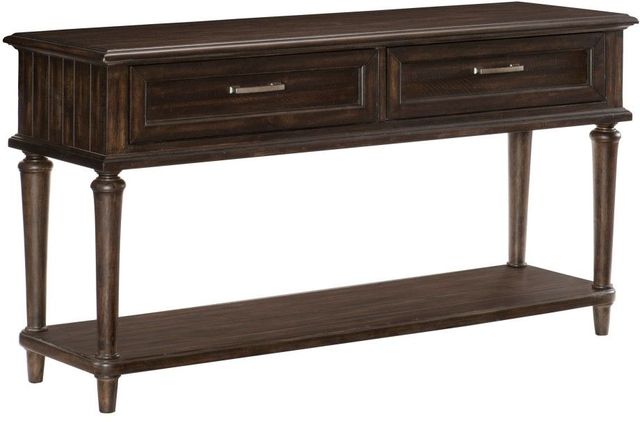 Homelegance® Cardano Driftwood Charcoal Sofa Table-0