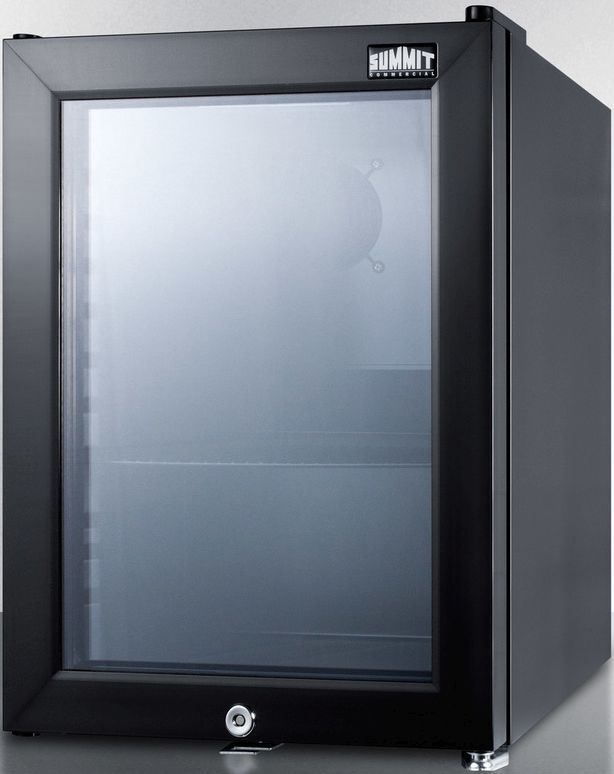 Summit® Commercial Series 14" 0.9 Cu. Ft. Jet Black Beverage Center-1