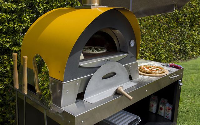 Alfa Outdoor Fire Yellow Ciao Top Oven-3