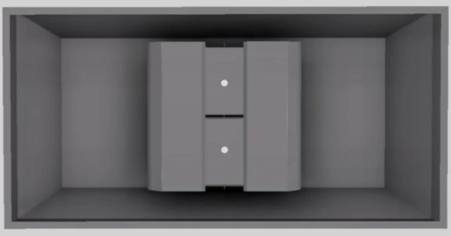 Vent-A-Hood® Designer Series 60" Gunsmoke Island Range Hood-3