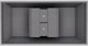 Vent-A-Hood® Designer Series 60" Gunsmoke Island Range Hood-3