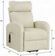 ACME Furniture Ricardo Beige Power Lift Recliner-2