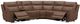 Liberty Furniture Collins 6-Piece York Chestnut Leather Power Reclining Sectional-1