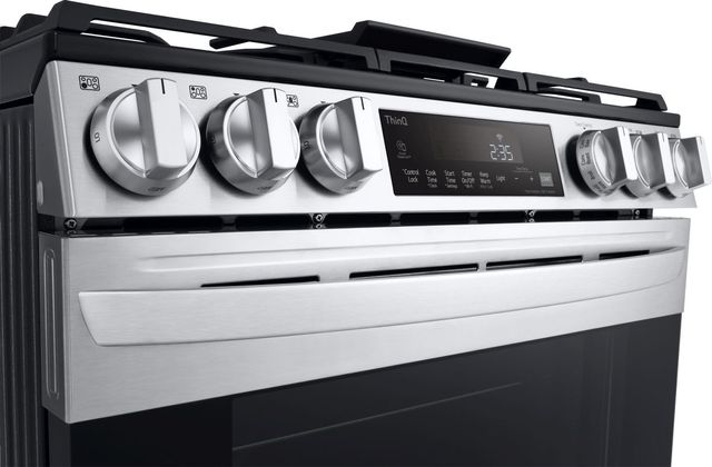 LG 30" PrintProof™ Stainless Steel Slide In Gas Range-4