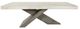 Classic Home Durant Antique White Coffee Table with Distressed Gray Base-2