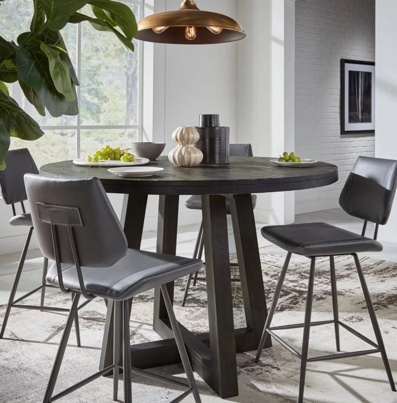 Modus Furniture Crossroads Vinson Swivel Counter Stool - Thumbnail 2