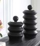 Uttermost® Accordion 2-Piece Black Sculpture Set-2