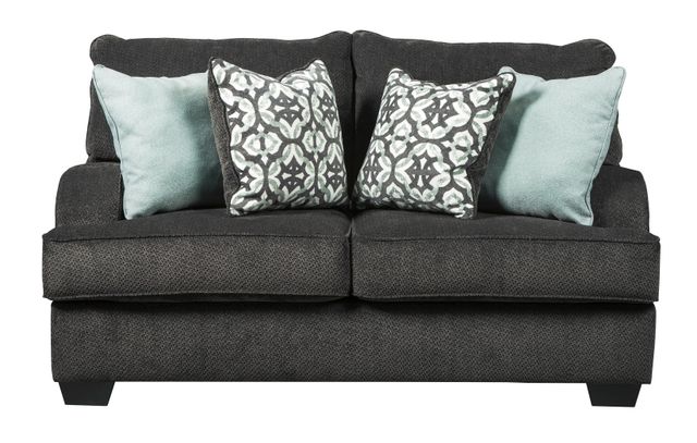 Benchcraft® Charenton Charcoal Loveseat-0
