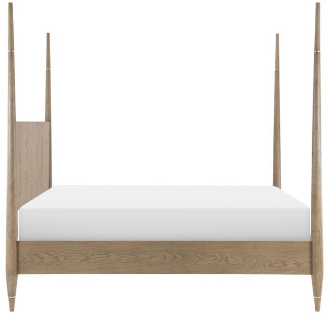 Legacy Classic Melrose Dessert Oak King Poster Bed-3