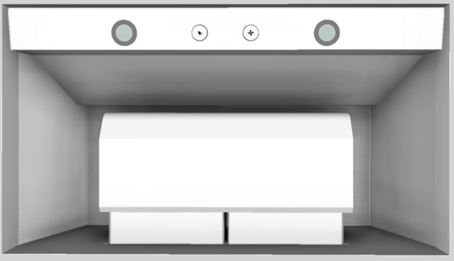 Vent-A-Hood® 36" White Wall Mounted Liner Insert-1