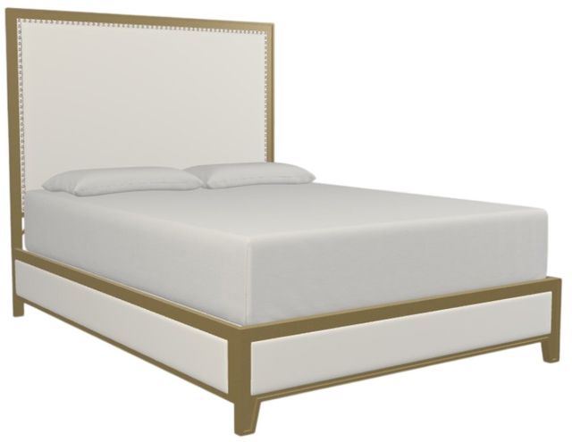 Wesley Allen Customizable Avery Twin Upholstered Panel Bed-3