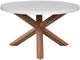 John Thomas Furniture® Parks Shenandoah Brown/White Stone/Teak Outdoor Table-1