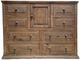 Million Dollar Rustic Econo Brown Dresser-0