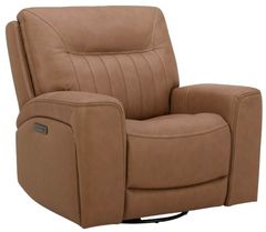 Liberty Furniture Bennett Butternut Leather Power Reclining Chair