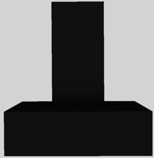 Vent-A-Hood® 30" Black Contemporary Wall Mounted Range Hood-0