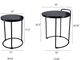 A & B Home Perisa Black Nesting Tables-3