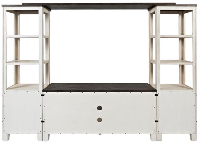 Jofran Inc. Madison County Vintage White Madison County Media Bridge-2