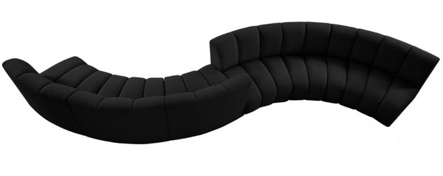 Meridian Furniture Infinity 6-Piece Black Modular Sectional Set-1