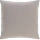 Surya Kenzo Light Gray 18"x18" Toss Pillow with Down Insert-1