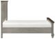 Homelegance® Renton Antique Gray/Brown California King Panel Bed-3