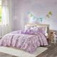 Olliix by Urban Habitat Kids Lola Unicorn Cotton Reversible Pink Full/Queen Coverlet Set-5