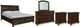 Millennium® by Ashley Porter 5-Piece Rustic Brown King Sleigh Bed Set-0