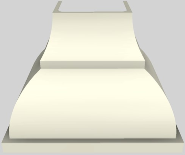 Vent-A-Hood® Designer Series 42" Biscuit Wall Mounted Range Hood-0