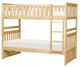 Homelegance® Bartly Natural Pine Twin Over Twin Bunk Bed-0