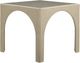 TOV Furniture Tomlin 3-Piece Tan Game Table and Two Ottomans Set-3