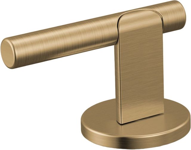 Brizo Roccesco™ Brilliance® Luxe Gold® Widespread Lavatory Lever Handle Kit-0