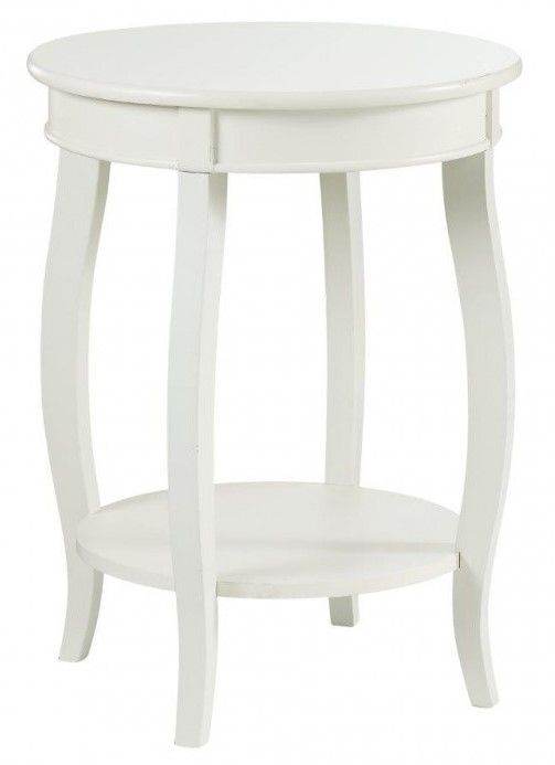 Powell® Rainbow White Side Table-0
