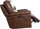 Flexsteel® David Pecan Power Glider Recliner with Power Headrest and Lumbar-4