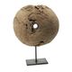 A & B Home Brown Decorative Pully Wheel-1